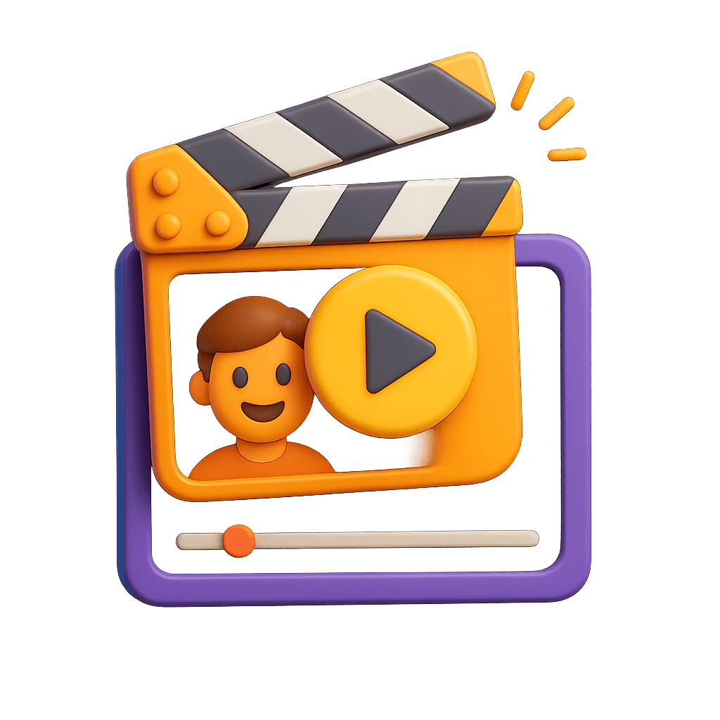 Criativos em vídeos